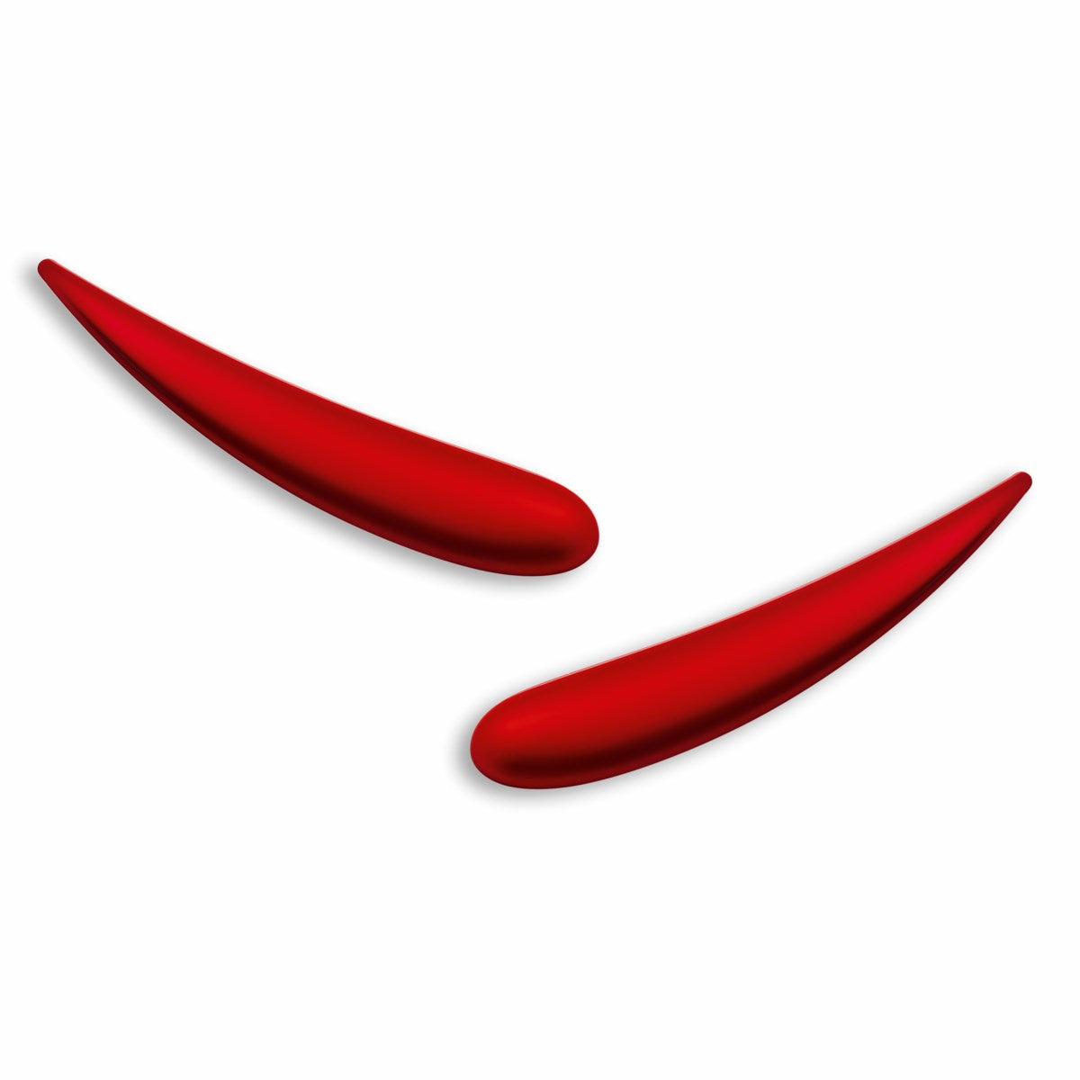 SBK V4 WINGLET REMOVAL COVER PAIR - RED