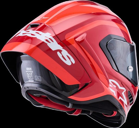 HELMET S-R10 ARIUS BK/WH/ DBL RD GLOSS ECE06/DOT