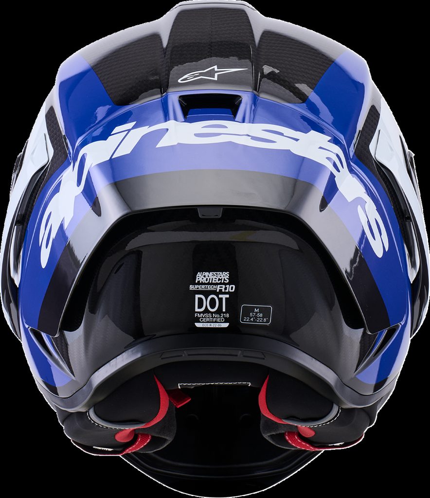 HELMET S-R10 ARIUS BK/WH/BL GLOSS ECE06/DOT