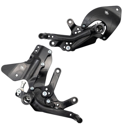 DUCATI V2 2025 – FOOTPEGS – REARSET - SPIDER RACING