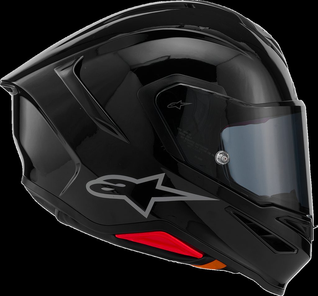 HELMET S-R7 SOLID BK GLOSS ECE06/DOT