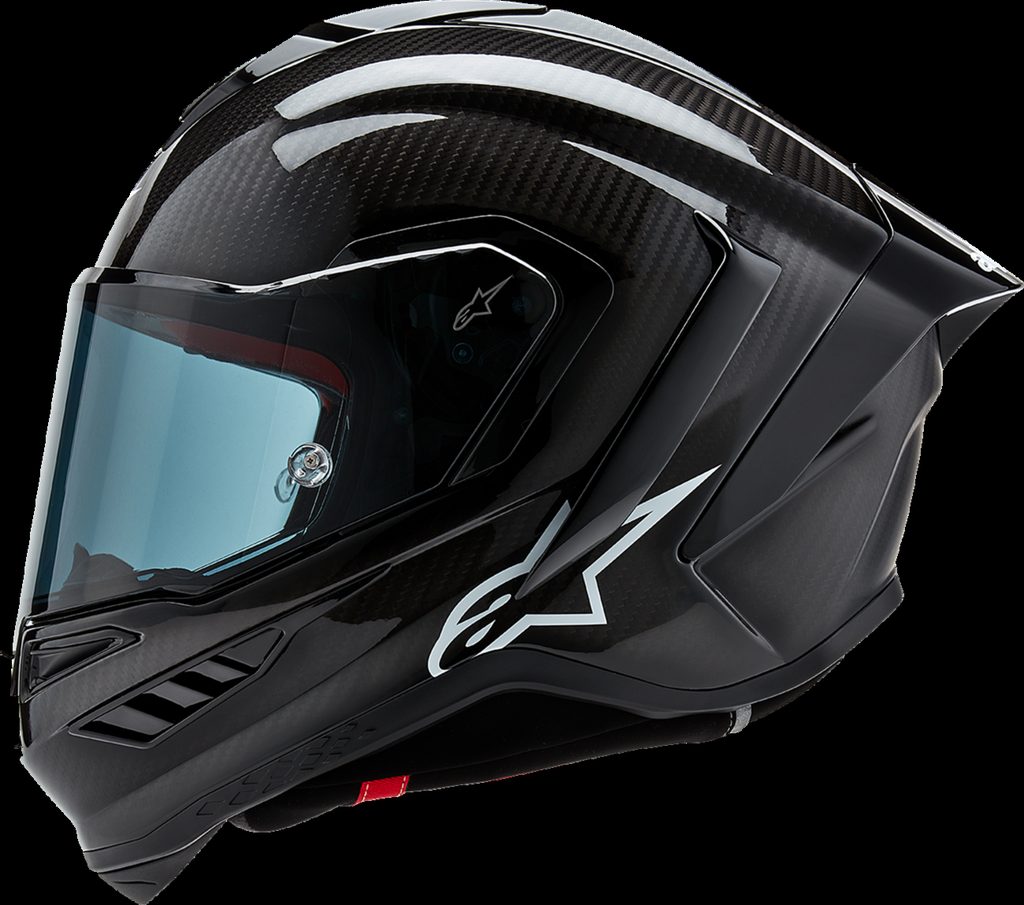 S-R10 SOLID HELMET BLK CARB M&G