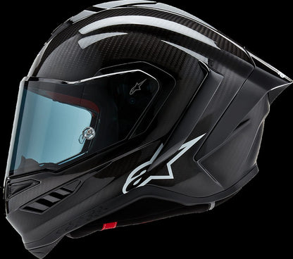 S-R10 SOLID HELMET BLK CARB M&G