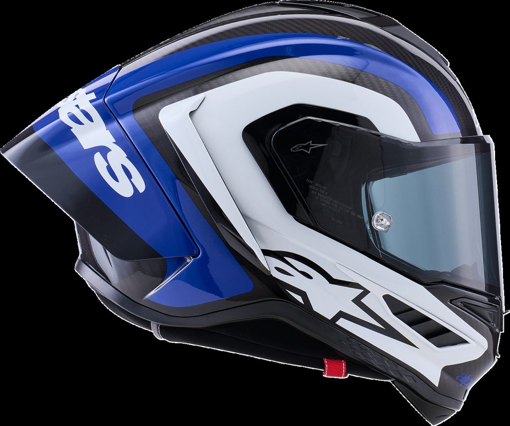 HELMET S-R10 ARIUS BK/WH/BL GLOSS ECE06/DOT