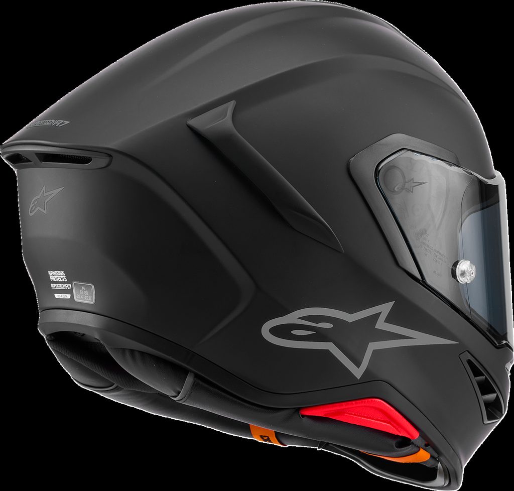 HELMET S-R7 SOLID BK MATT ECE06/DOT