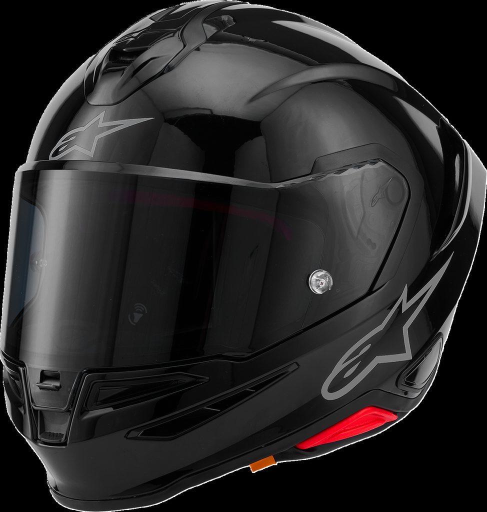 HELMET S-R7 SOLID BK GLOSS ECE06/DOT