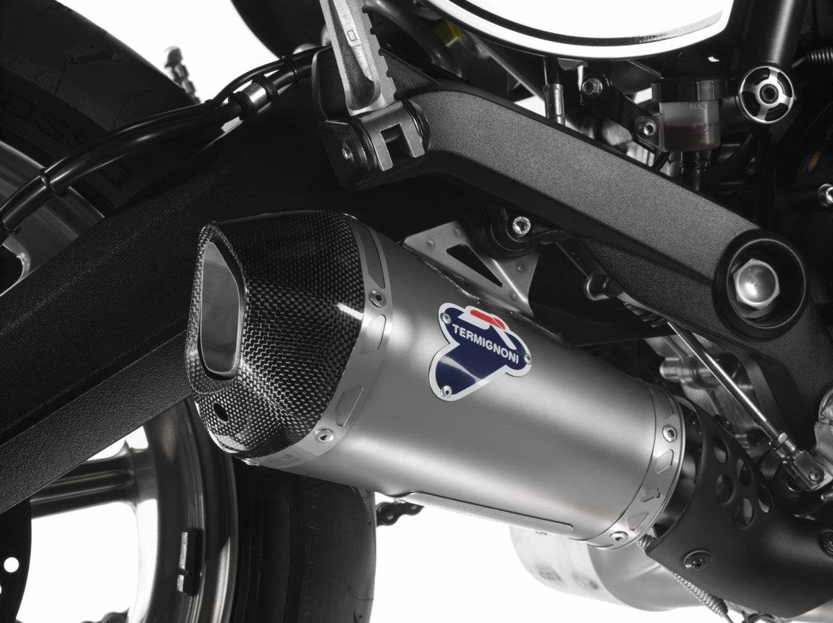 BLACK SLIP-ON RACING SILENCER SCR