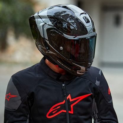 S-R10 ELEMENT HELMET CARB/SIL/BK