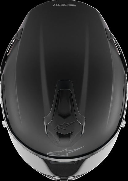 HELMET S-R7 SOLID BK MATT ECE06/DOT