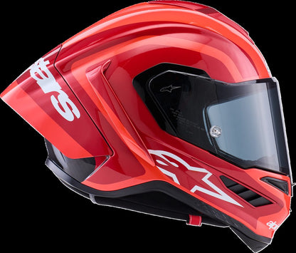 HELMET S-R10 ARIUS BK/WH/ DBL RD GLOSS ECE06/DOT