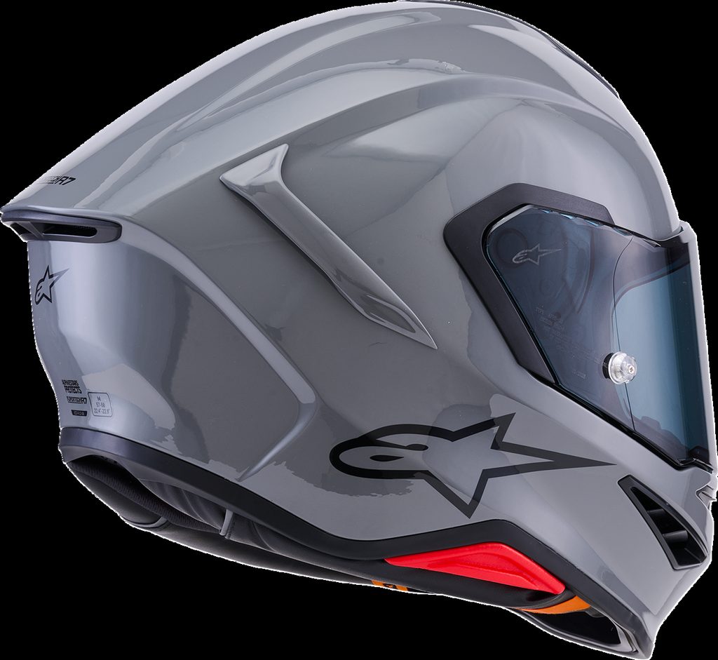 HELMET S-R7 SOLID GY GLOSS ECE06/DOT