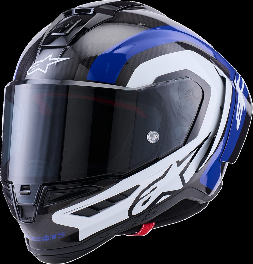 HELMET S-R10 ARIUS BK/WH/BL GLOSS ECE06/DOT