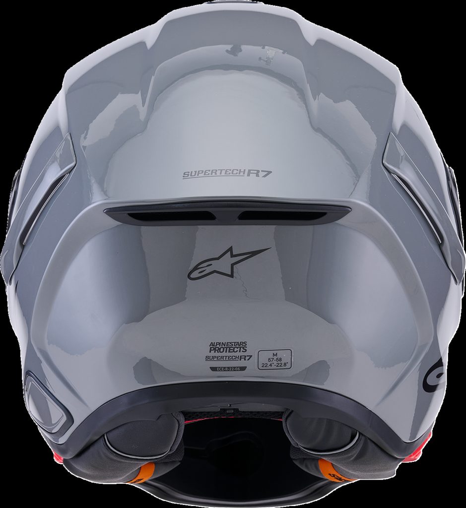 HELMET S-R7 SOLID GY GLOSS ECE06/DOT