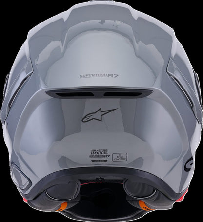 HELMET S-R7 SOLID GY GLOSS ECE06/DOT