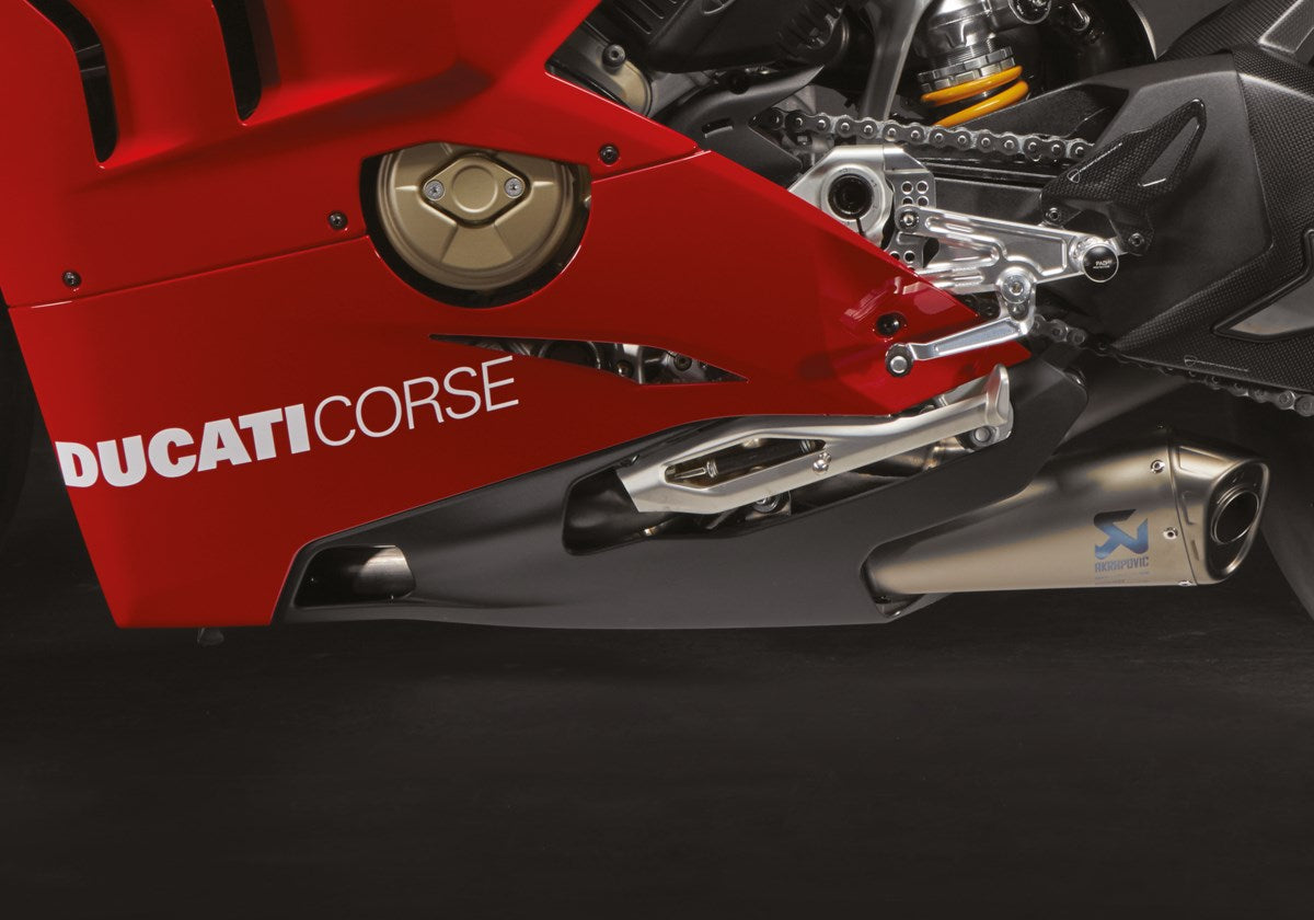 Ducati Set Of Racing Exhaust Lower Fairings V4 97180654Ac