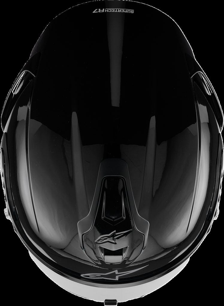 HELMET S-R7 SOLID BK GLOSS ECE06/DOT