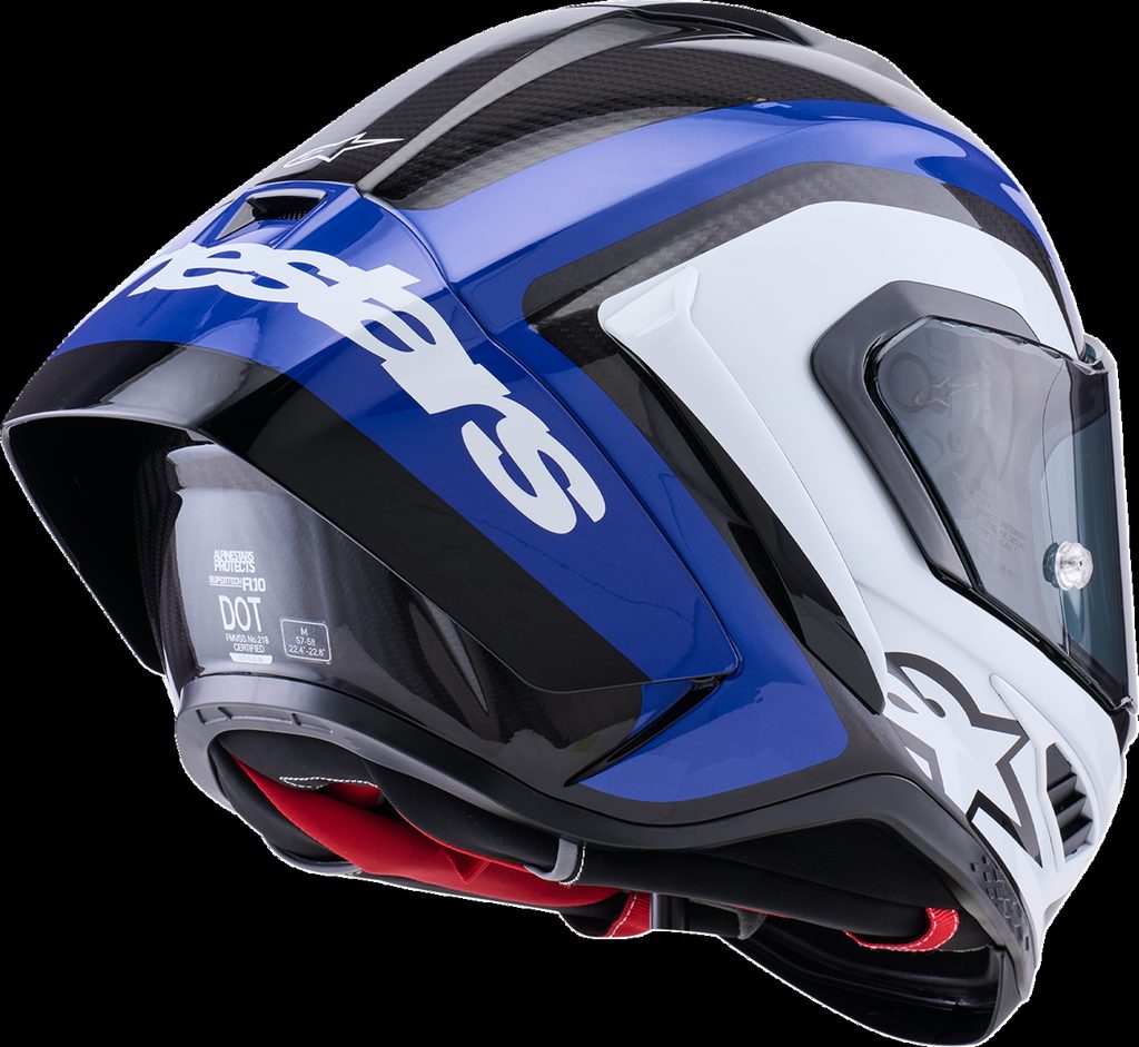 HELMET S-R10 ARIUS BK/WH/BL GLOSS ECE06/DOT