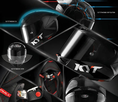 KYT KX-1 Race GP Full-Face Motorcycle Helmets