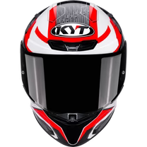 KYT TT-REVO Speeding White Red