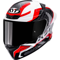 KYT TT-REVO Speeding White Red