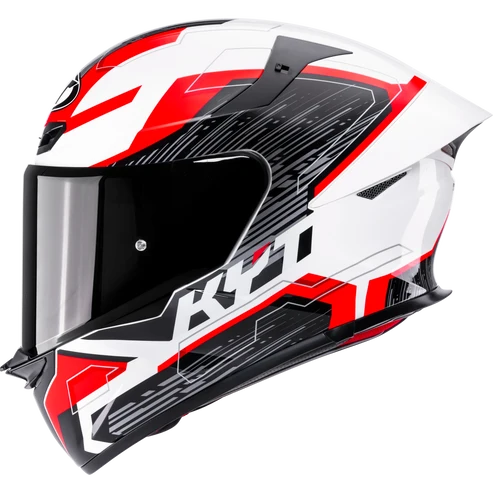 KYT TT-REVO Speeding White Red