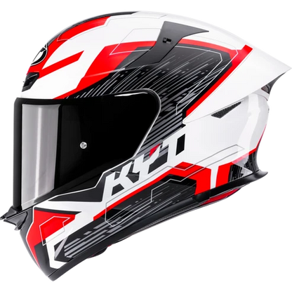 KYT TT-REVO Speeding White Red