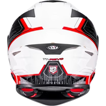 KYT TT-REVO Speeding White Red